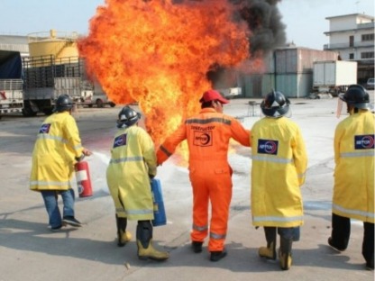 ฝึกซ้อมดับเพลิง