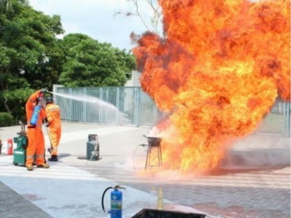 ฝึกซ้อมดับเพลิงเบื้องต้น