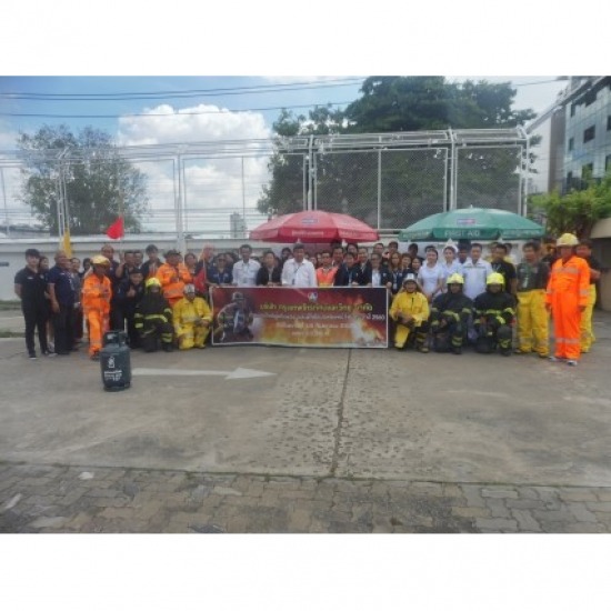 ฝึกอบรมดับเพลิงขั้นต้น 6 ชั่วโมง พร้อมซ้อมอพยพหนีไฟ