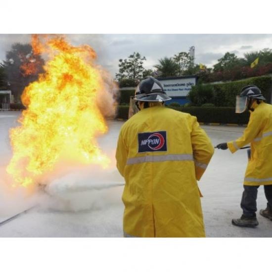 อบรมการดับเพลิงขั้นต้น